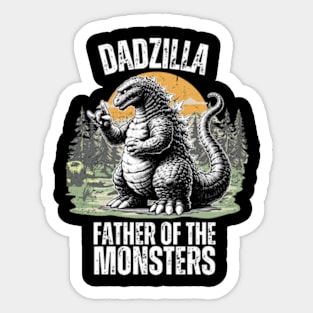 dadzilla-father-of-the-monsters Sticker